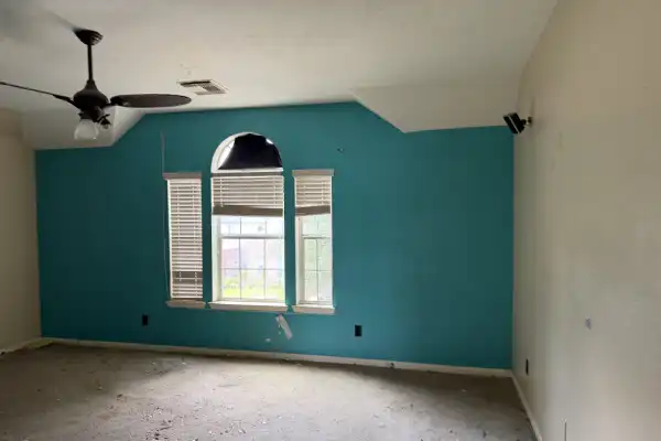 Interior of Bridgestone Pine Court property sold after eviction and significant repair needs