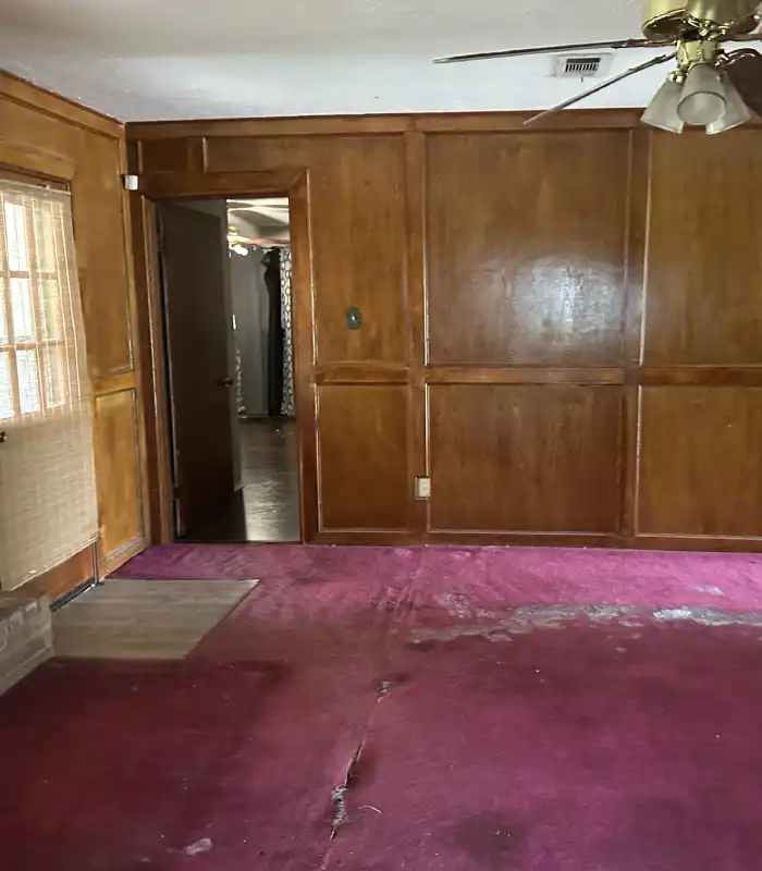 Older Missouri City home with outdated interior finishes