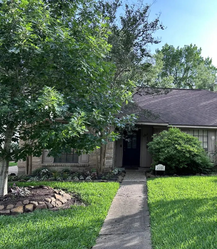 Shaded Richmond property owned by a homeowner considering downsizing after many years