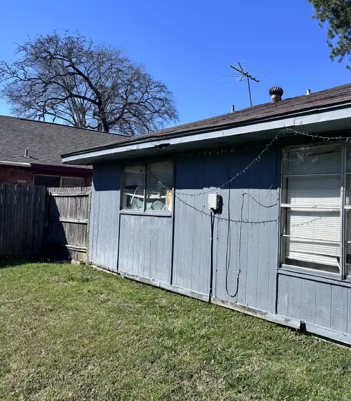 Spring home with storm damage and maintenance concerns