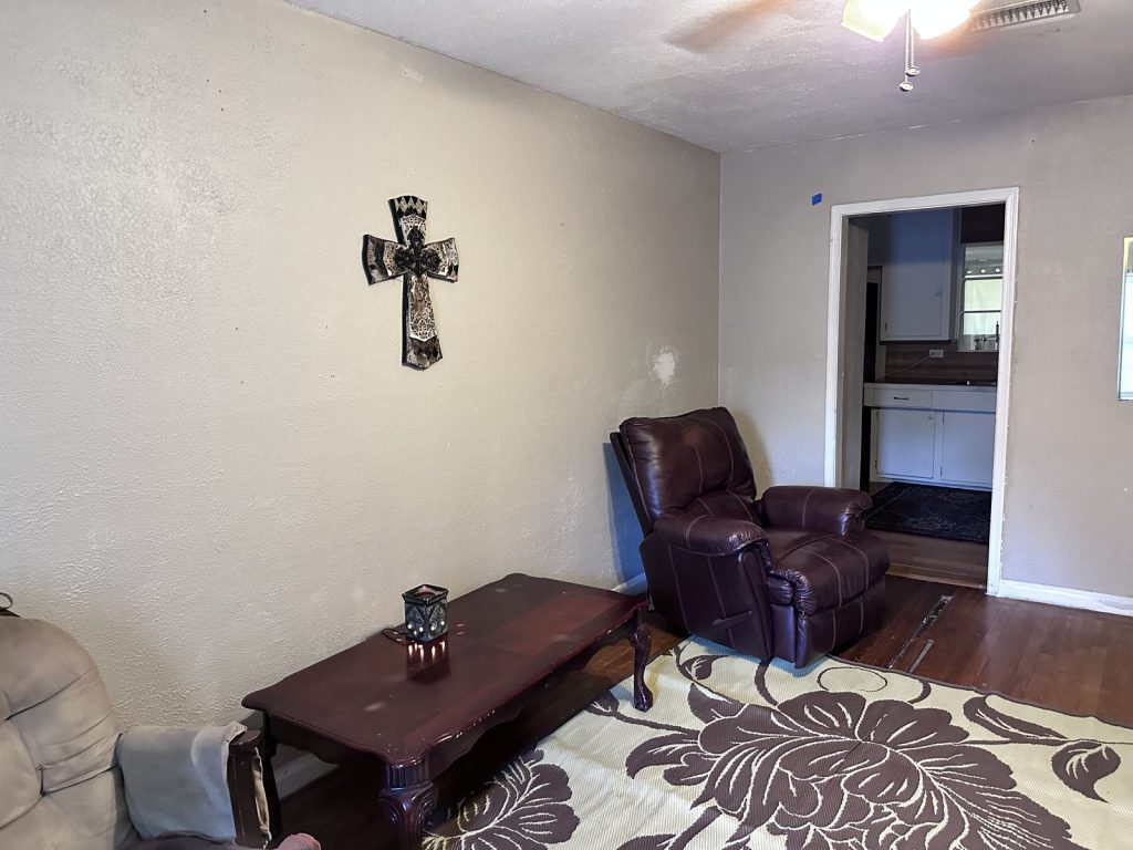 Living area of tenant-occupied rental bought as-is for cash in La Marque TX