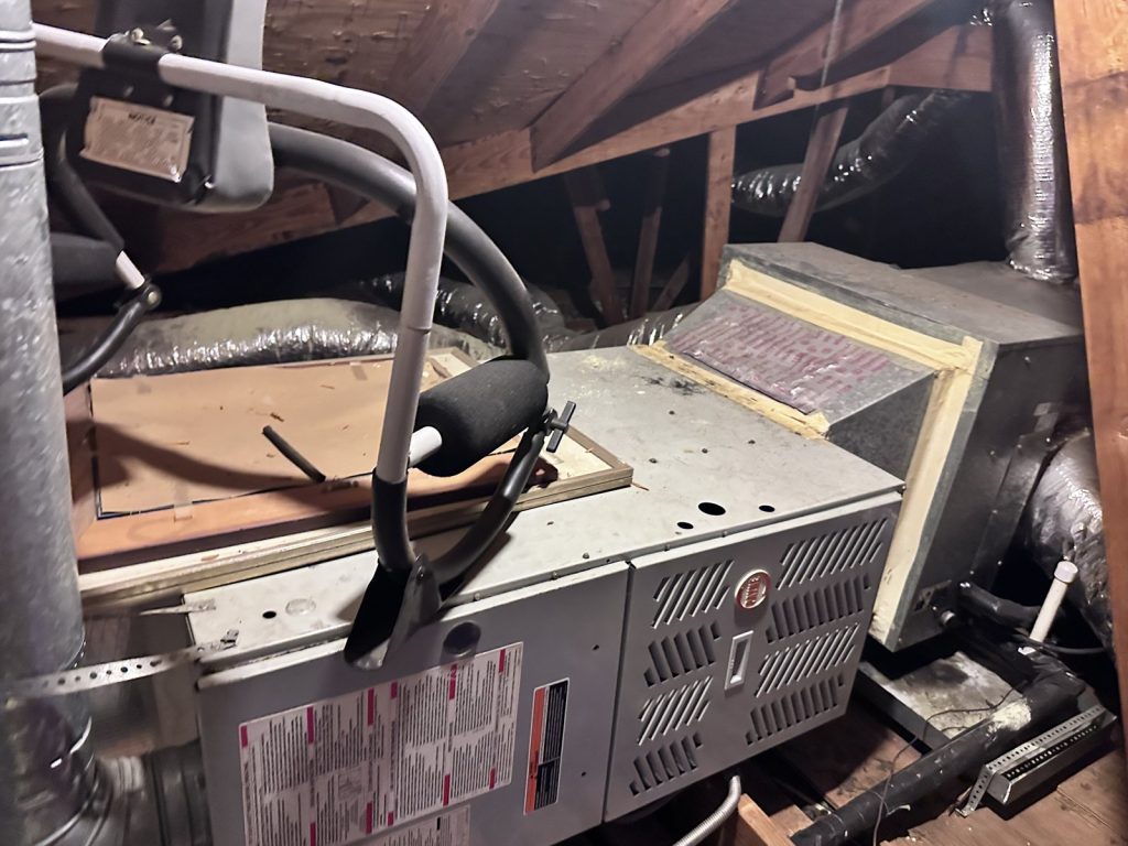 Attic HVAC unit at a Sandpiper home in Spring, TX sold for cash