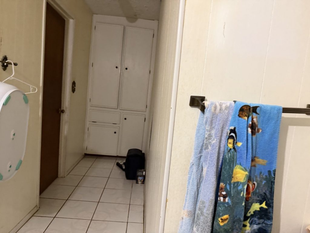 Hallway of as-is South Park rental home bought by Houston cash home buyers