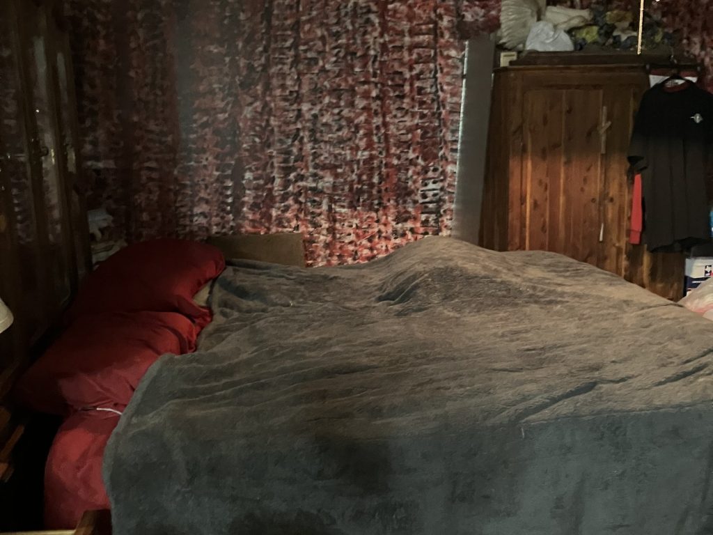 Bedroom in a Tower Oaks home in Cypress, TX bought as-is for cash