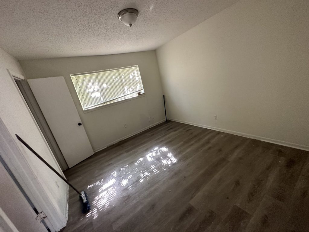 Vacant unit interior inside an 8-unit rental property sold in Kashmere Gardens, Houston
