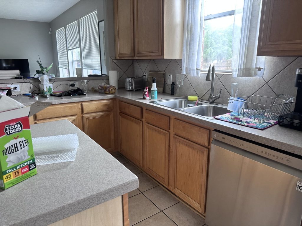 Kitchen at a Greengate Acres home in Spring, TX sold without showings