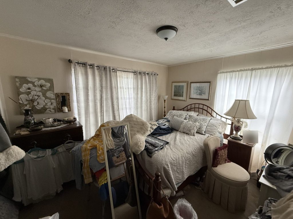 Second bedroom of fully furnished house sold as-is in MacGregor Terrace, Houston TX
