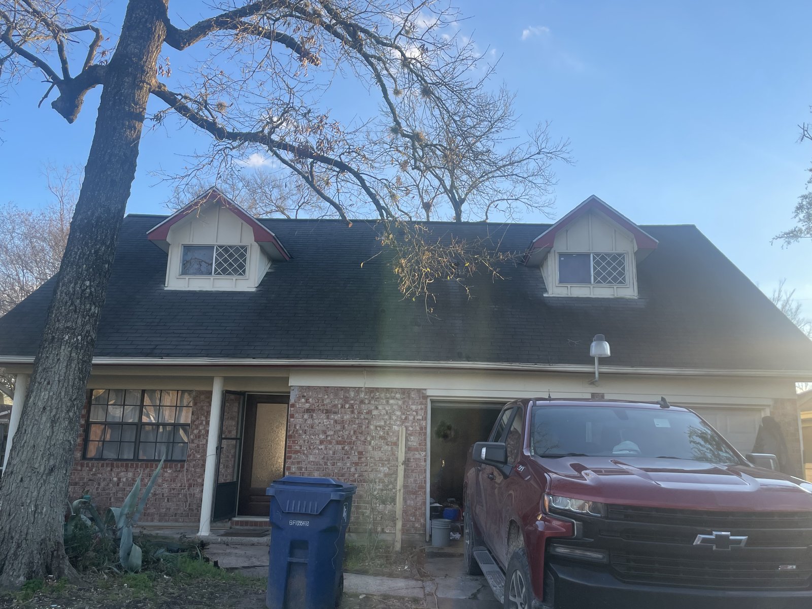 Brick home with red truck in driveway sold fast to stop foreclosure in Channelview, TX