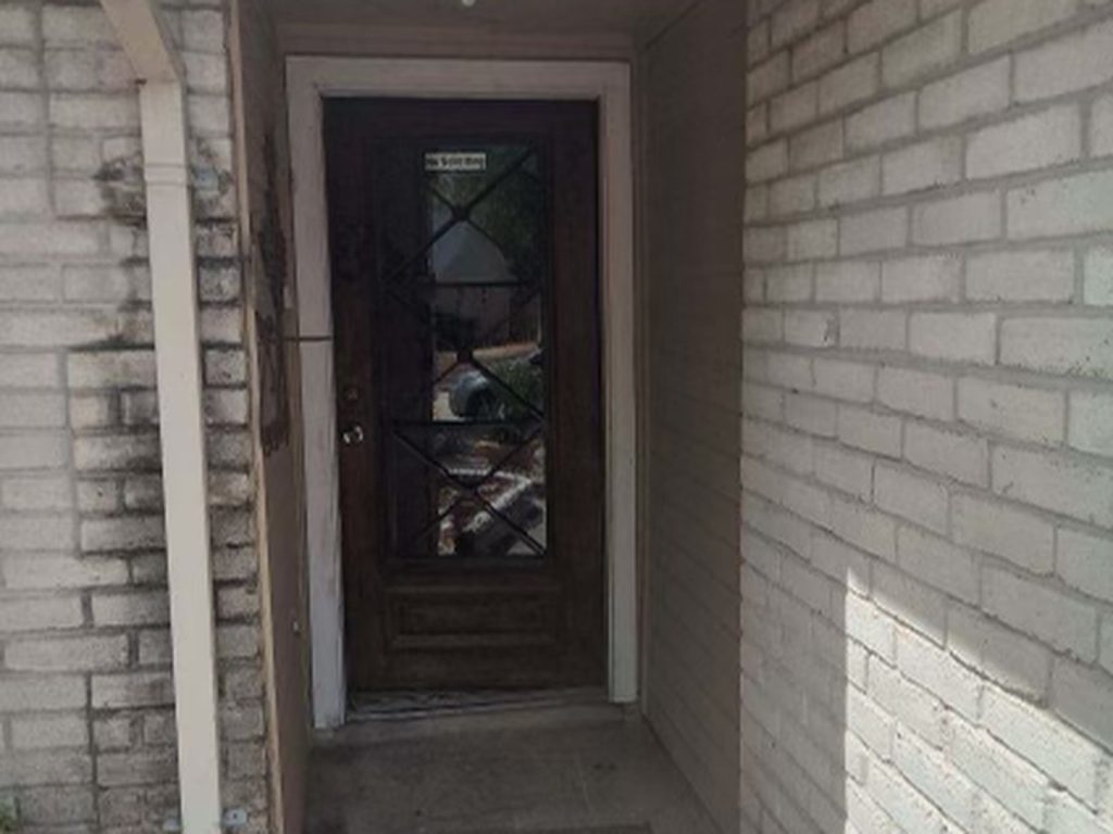 Side entrance of a Chimney Hill, Cypress TX rental property purchased for cash
