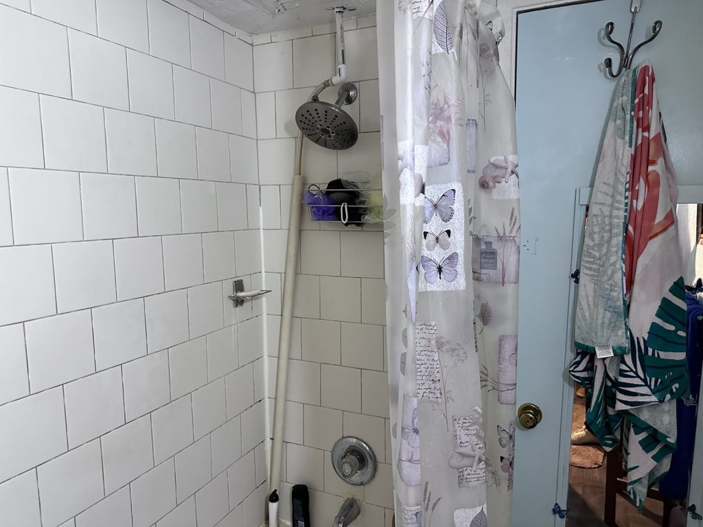 Bathroom at a Tara Subdivision home in Richmond, TX purchased for cash
